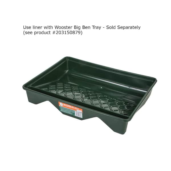 Wooster Deluxe Plastic 11 in. W x 16.4 in. L 1 qt. Paint Tray Liner
