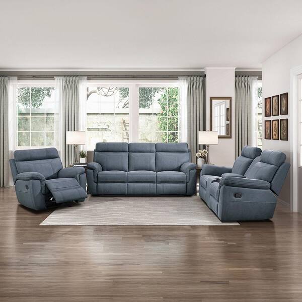 Lazzara Cassville 84.5 in. W Pillow Top Arm Microfiber Rectangle 3