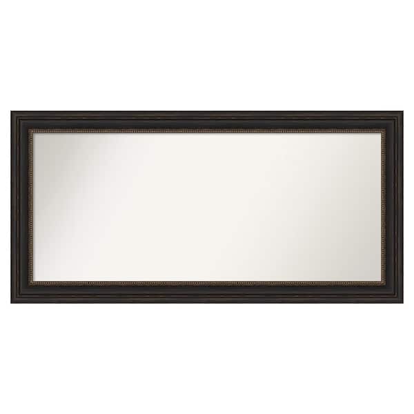 Amanti Art Accent Bronze 51 in. x 25 in. Custom Non-Beveled Polystyrene Antique Framed Bathroom Vanity Wall Mirror