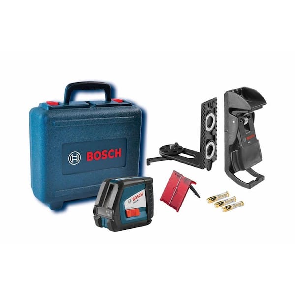Bosch 165 ft. Self Leveling Cross Line Laser Level with BM3 Positioning Device and Hard Case
