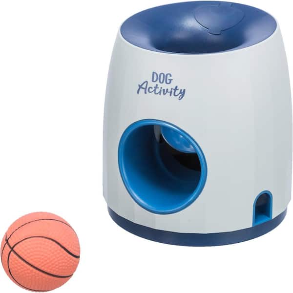 Pet Interactive Toys for Dogs Reward Machine Food Dispenser Tennis Ball  Outdoor Indoor Sport Exercise Slow Dog Toy with Feeder