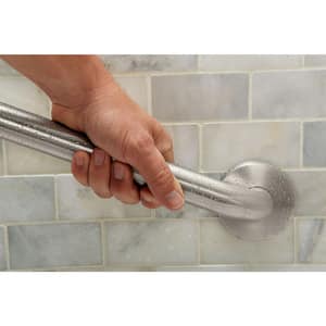 Home Care 24 in. x 1-1/4 in. Concealed Screw Grab Bar with SecureMount in Stainless Steel