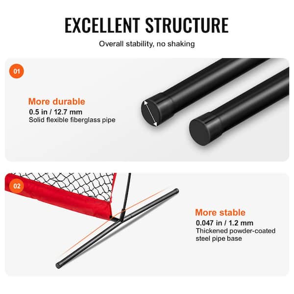 L Screen Baseball Protector Net-7X7FT, Softball Pitching Screen for... L Screen Baseball Protector Net-7X7FT, Softball Pitching Screen for...