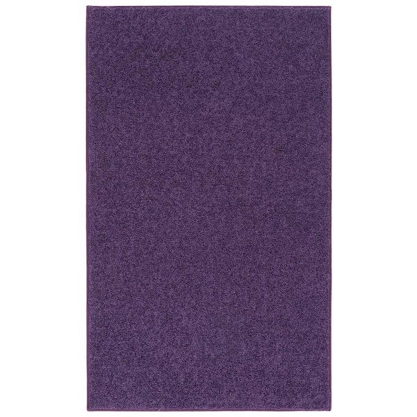 Nance Industries OurSpace Bright Purple 5 ft. x 7 ft. Indoor Area Rug