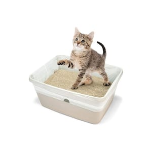 2 Mil Cat Litter Box Liners Pack of 50 36 in. x 19 in. Coreless Tear Resistant for Kitty Waste Poop