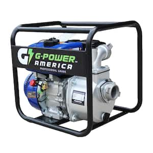 7 HP 2 in. Gas Semi-Trash/Water Pump with 208cc LCT Commercial Grade Professional Engine, 117.3 GPM