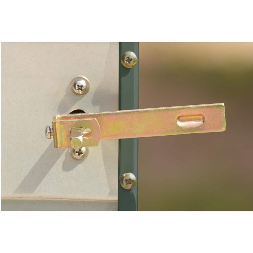 Green Steel 4 ft x 3 ft Garden Storage Shed Kit