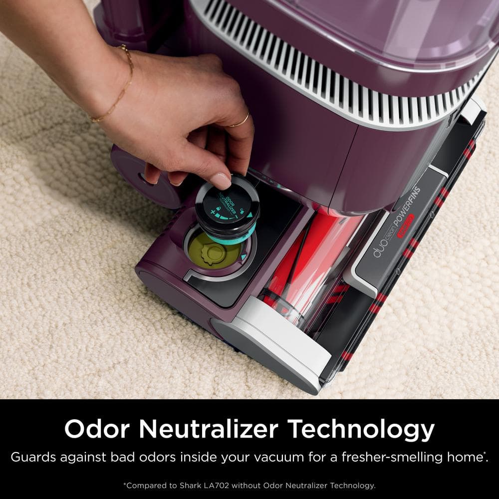 Wine Purple Lightweight Convertible Upright Vacuum with HEPA Filter