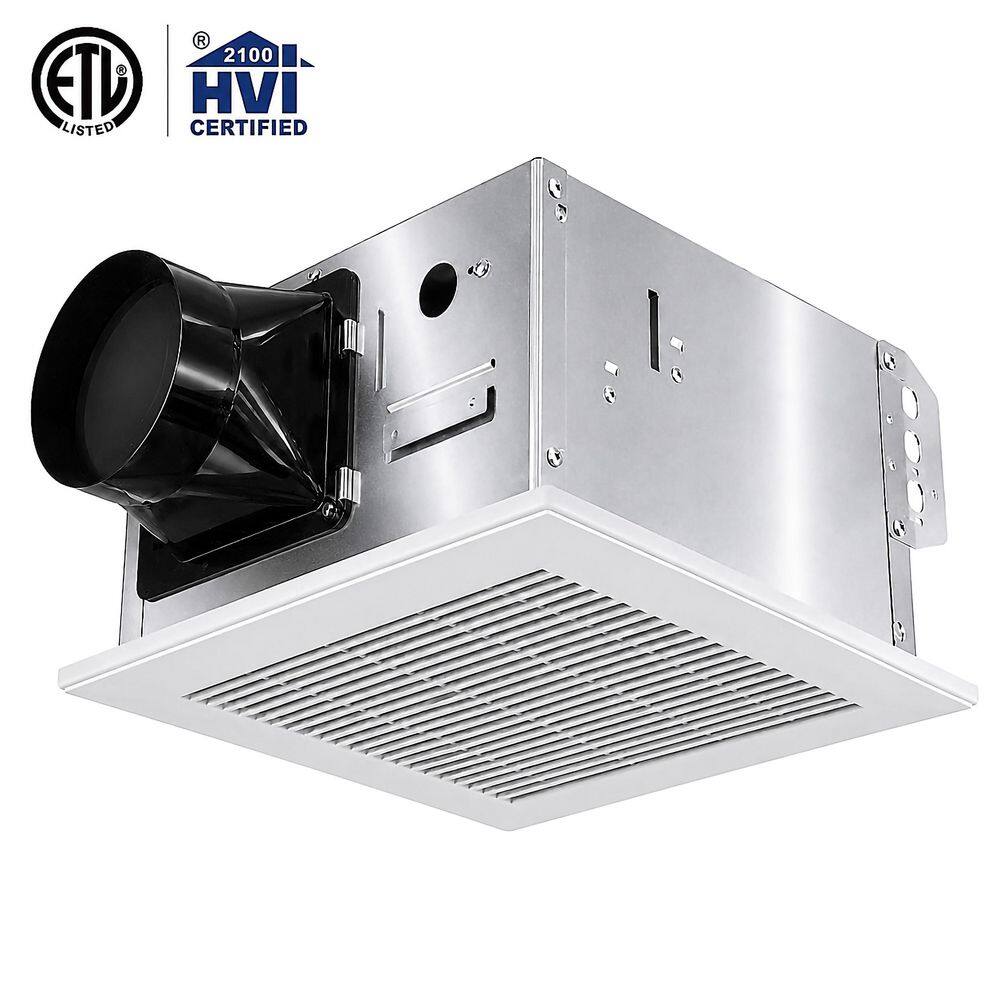 80 CFM Ceiling Bathroom Exhaust Fan with Humidity Sensing, Fits 8.82 in. x 8.82 in. Opening, Under 0.8 Sones,ETL Listed price history on PriceWatchPro