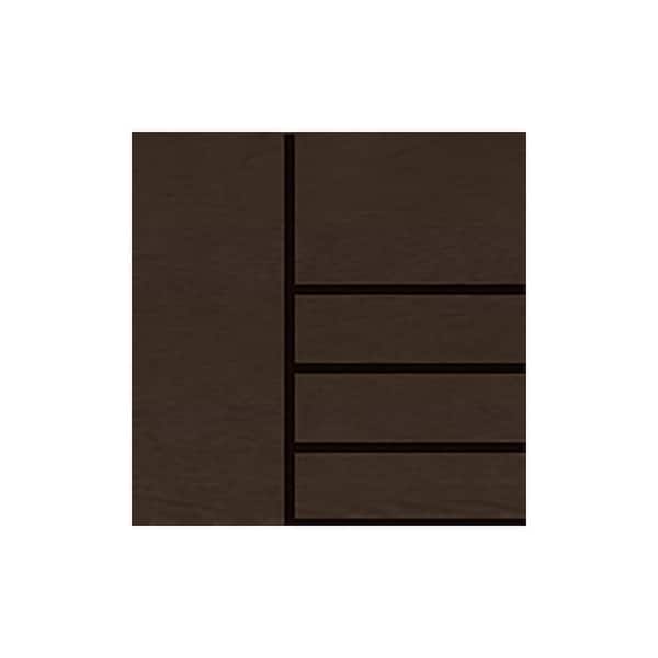 Tampa 7.25 in. W x 0.625 in. D x 7.25 in. H in Hickory Matte Cabinet Door Sample