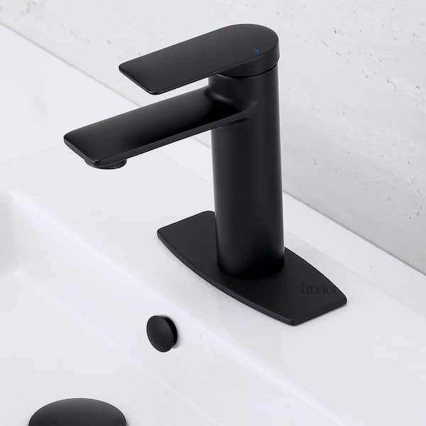 BWE 6" Bathroom Vanity Sink Faucet 4" Hole Cover Deck Plate Escutcheon Gold 