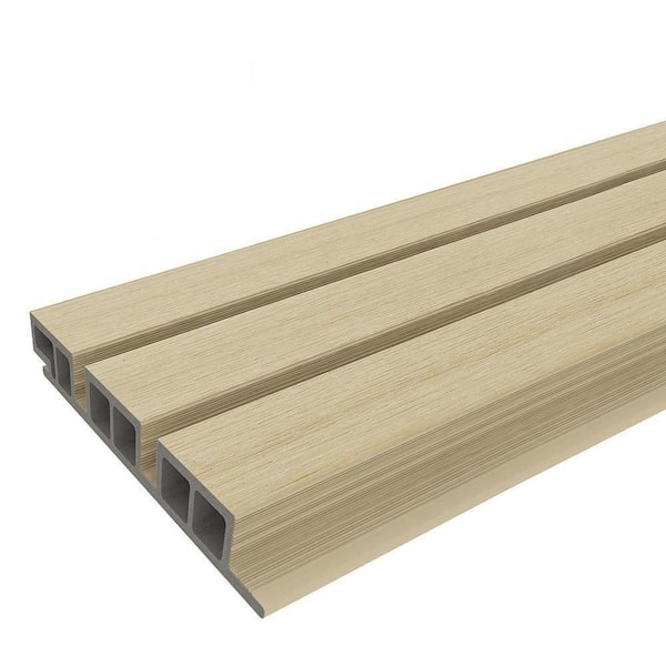 European Siding System 7.7 in. x 96 in. Composite Belgian Board Siding in Japanese Cedar
