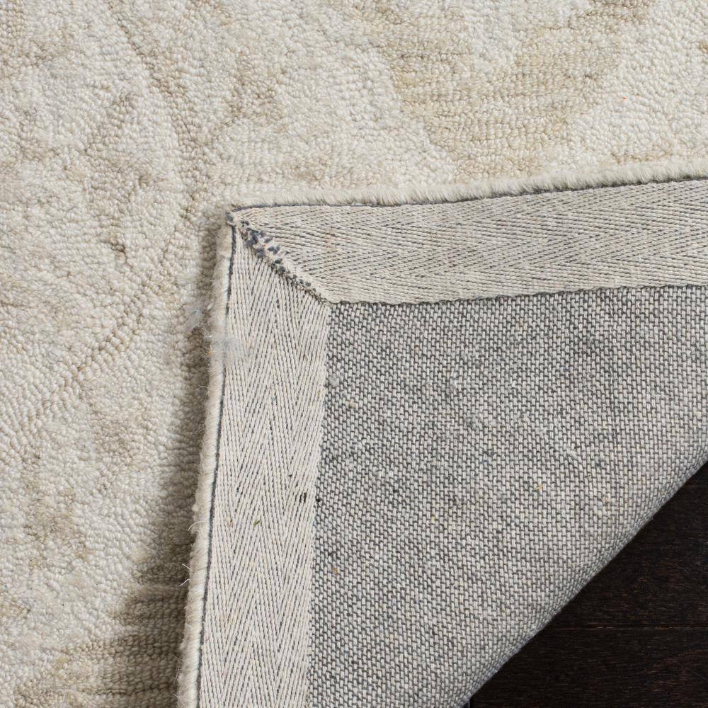 Hand-Tufted Elegance Gray Wool Square Area Rug - 59" x 59"