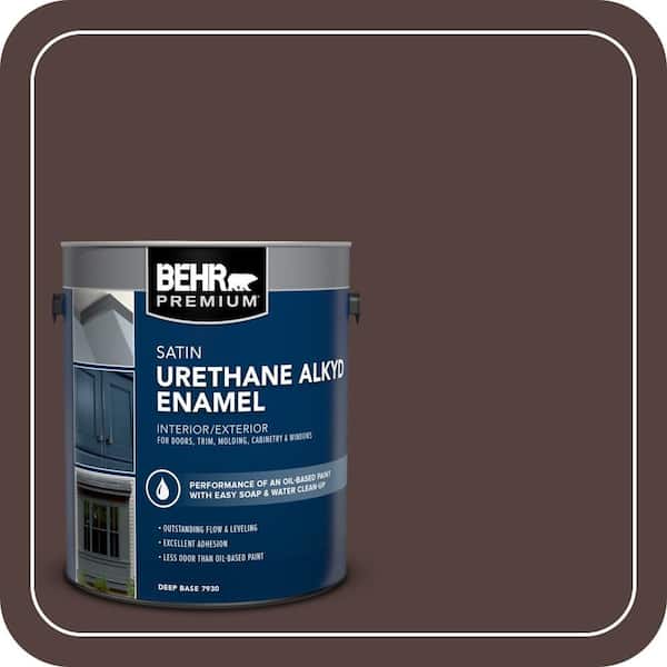 BEHR PREMIUM 1 gal. #BNC-21 Double Espresso Urethane Alkyd Satin