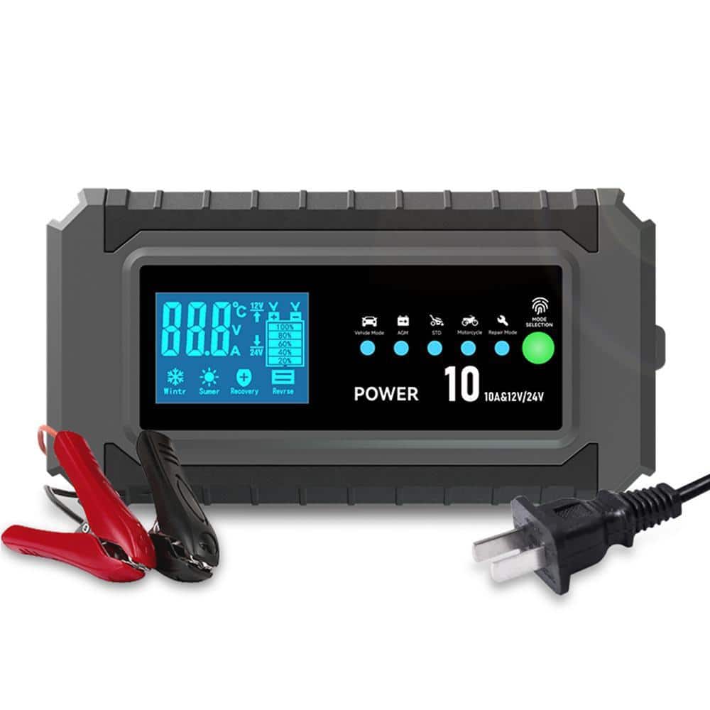 10A, 12V and 24V Dual Voltage Rapid Automotive Battery Smart Charger and Maintainer, for Lead-Acid, Gel, AGM Batteries price history on PriceWatchPro
