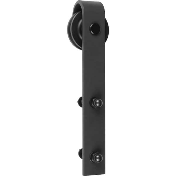 DELANEY HARDWARE Black Barn Door Hardware Kit