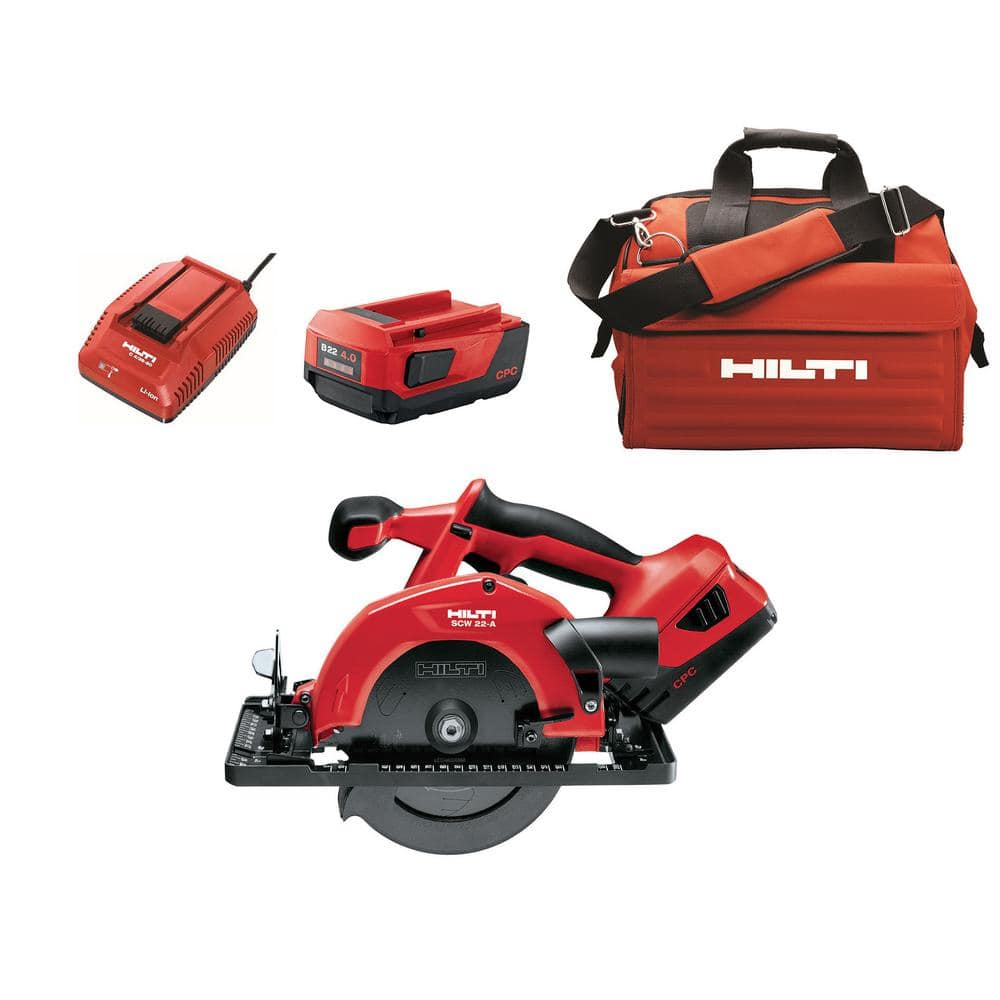 Cordless Circular Saw Hilti 18V or 22V Lithium-Ion Left Blade Durable Tool Only