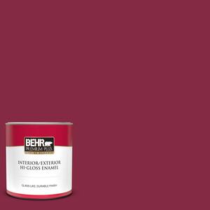 1 qt. #S-H-120 Antique Ruby Hi-Gloss Enamel Interior/Exterior Paint