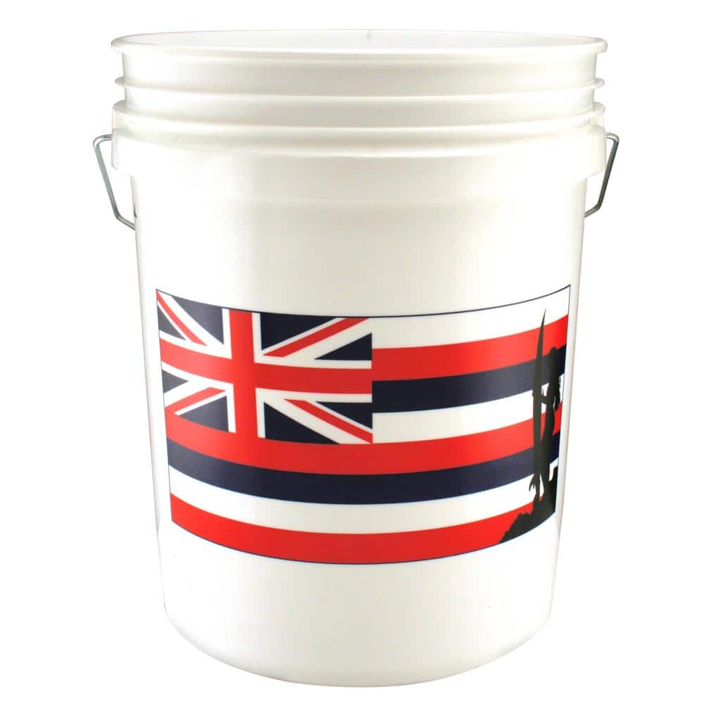 Usa Flag 5 gal. Bucket