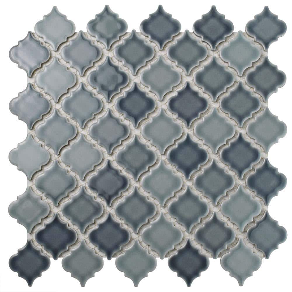 Hudson Tangier Stillwater 6 in. x 6 in. Porcelain Mosaic Take Home Tile Sample price history on PriceWatchPro