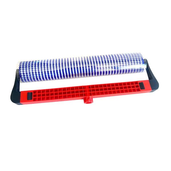 18 in. Self-Leveling Spiked With handle Paint Epoxy Roller with 1/2 in. Plastic Spikes for Concrete Cement Floor(1-Pack)