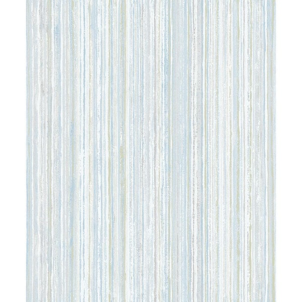 Advantage Grace Green Stripe Paper Strippable Roll (Covers 57.8 sq. ft.)