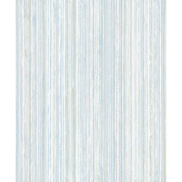 Advantage Grace Green Stripe Silver Wallpaper Sample 2810-IH20214SAM ...