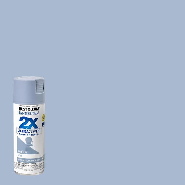 12 oz. Satin Slate Blue General Purpose Spray Paint (6-Pack)