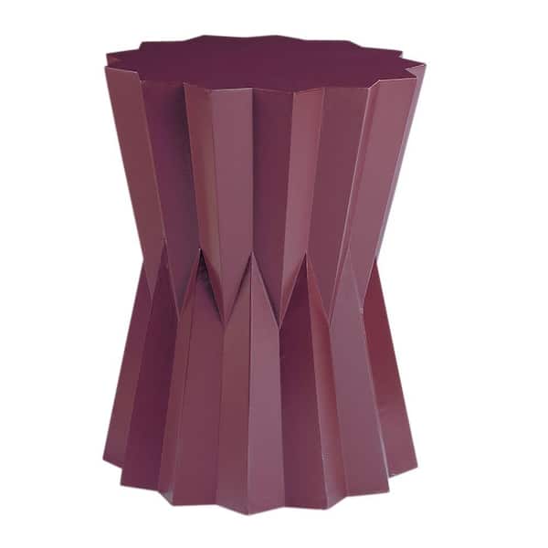 Unbranded Lavello Purple 17 in. W Accent Table