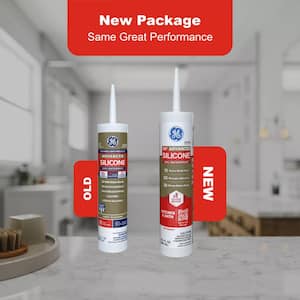 Advanced Silicone 2 Caulk 10.1 oz Kitchen and Bath Sealant White (12-pack)