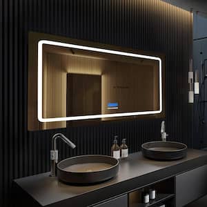 Caldona 60 in. W x 36 in. H LED Bathroom Vanity Mirror