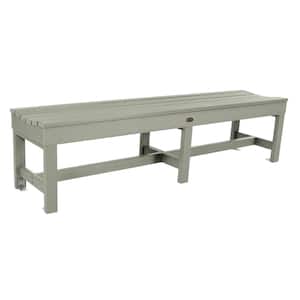 6 ft 3-Person Eucalyptus Recylced Plastic Outdoor Bench