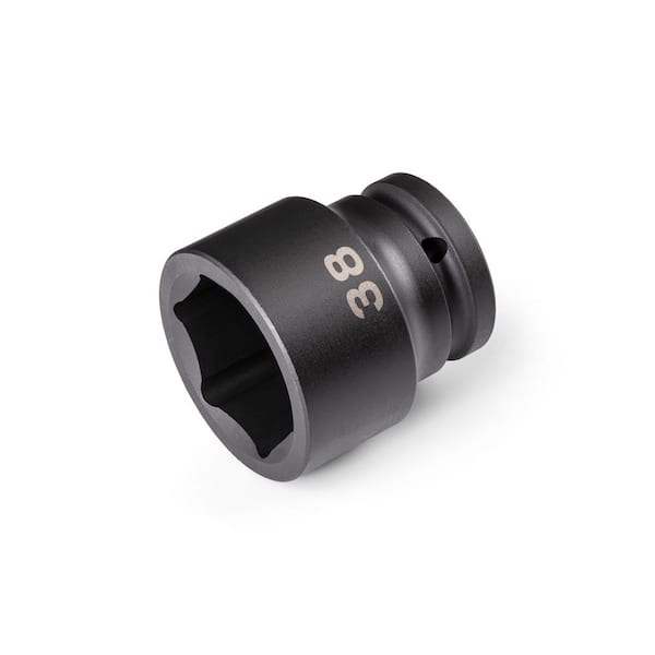 3/4 in. Drive x 38 mm 6-Point Impact Socket
