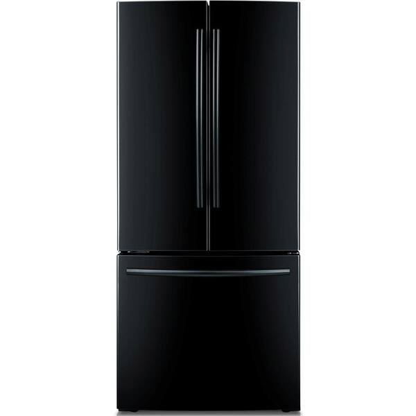 Samsung 30 in. W 21.8 cu. ft. French Door Refrigerator in Black