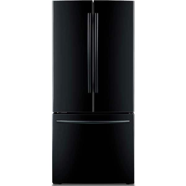 Samsung 30 in. W 21.8 cu. ft. French Door Refrigerator in Black