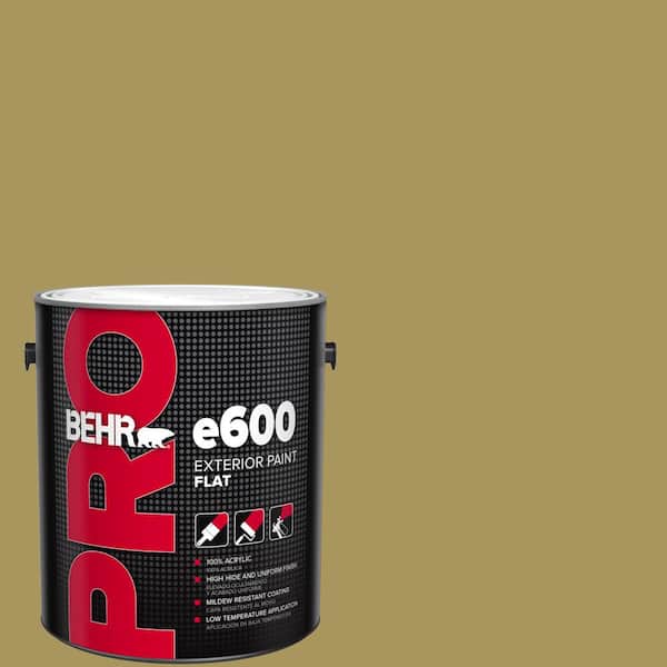 BEHR PRO 1 gal. #370F-6 Mossy Rock Flat Exterior Paint