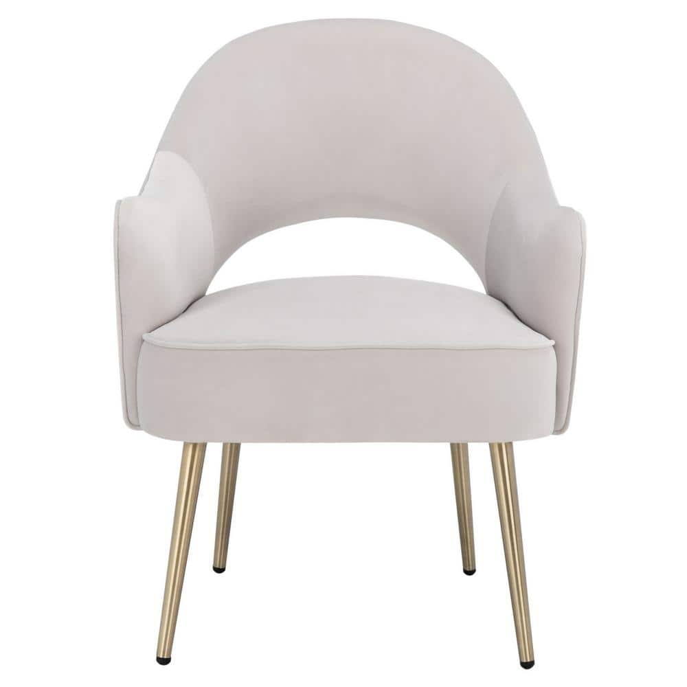 Safavieh Dublyn Light Gray Upholstered Side Chairs Ach4001a - The Home 