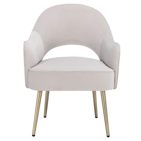 SAFAVIEH Dublyn Light Gray Upholstered Side Chairs