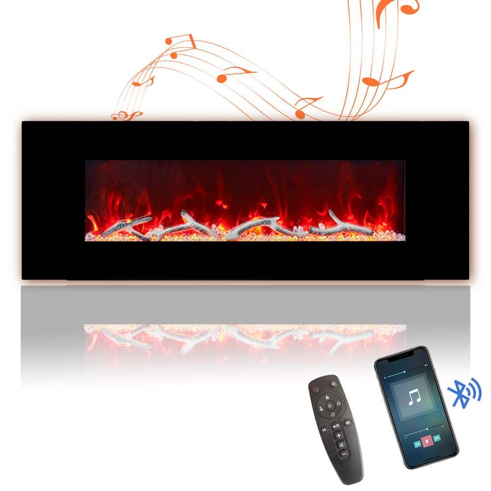 Mondawe 5120 BTU 50 in. Wall-Mounted Electric Fireplace Insert