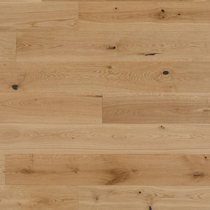 Sunlight White Oak 1/2 in. T x 7.5 in. W Tongue and Groove Smooth Engineered Hardwood Flooring (31.09 sqft/case)