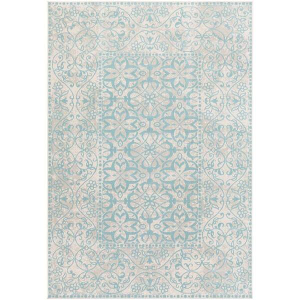 Artistic Weavers Zait Teal 3 ft. x 5 ft. Indoor Area Rug