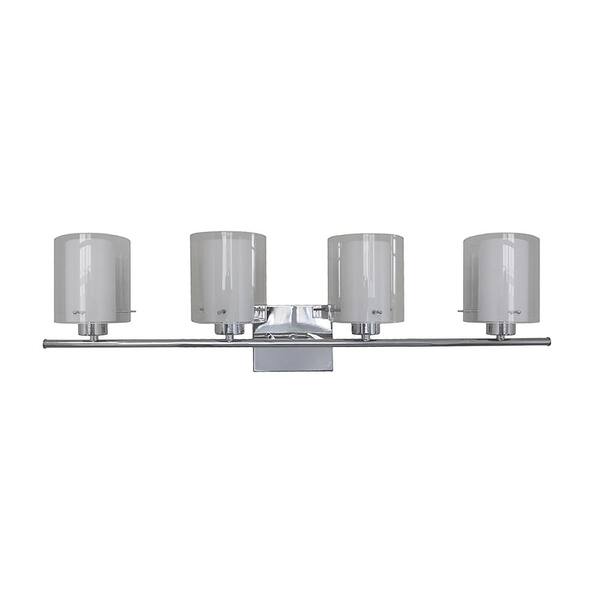 Filament Design 4-Light Chrome Bath Light