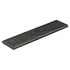 Aspen Oak Black/Noble Oak 47 in. L x 12-1/8 in. D x 1-11/16 in. H Vinyl Left Return to Cover Stairs 1 in. Thick