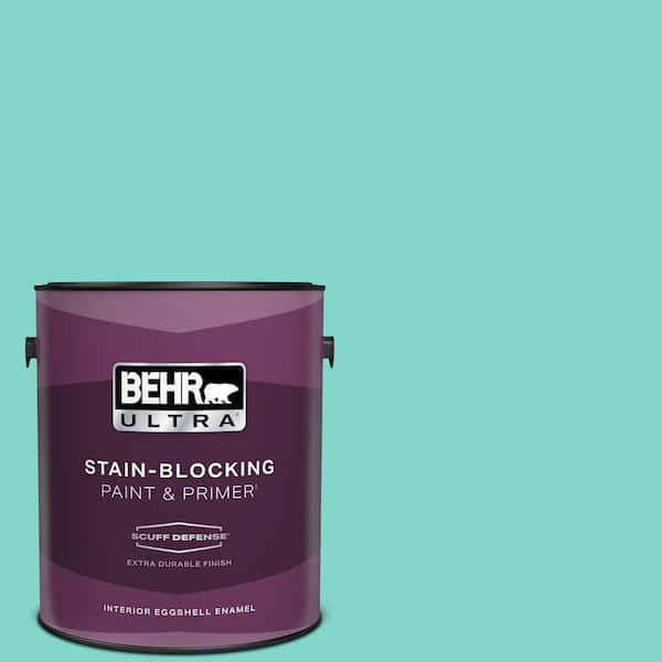 BEHR ULTRA 1 gal. Home Decorators Collection #HDC-MD-09 Island Oasis Extra Durable Eggshell Enamel Interior Paint & Primer