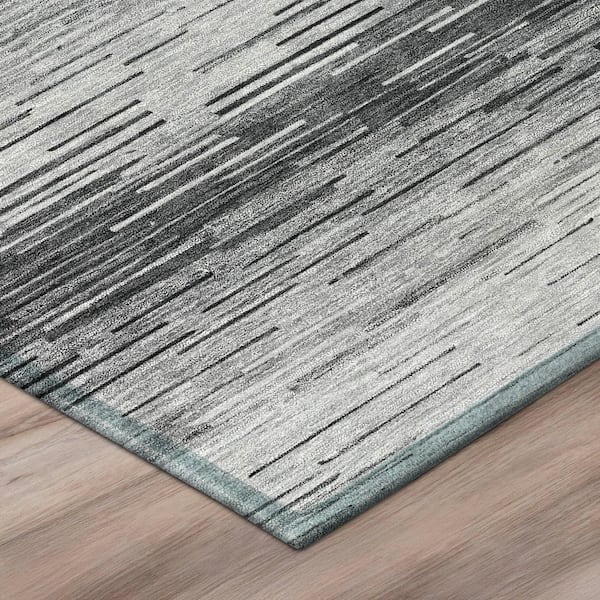 Chantille Machine Washable Indoor/Outdoor Abstract ACN2886 Gray 10 ft. x 14 ft. Area Rug