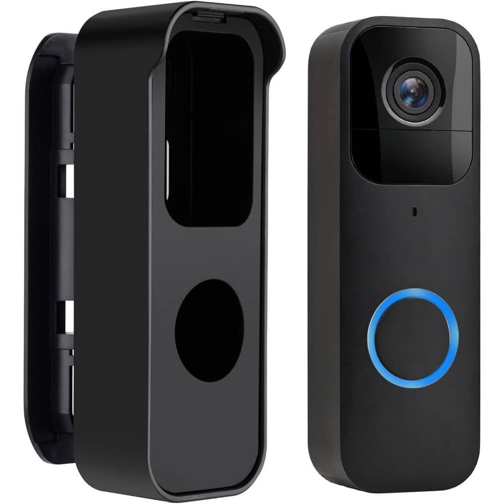 Adjustable Video Doorbell Mount with Weatherproof Cover and Dual Installati