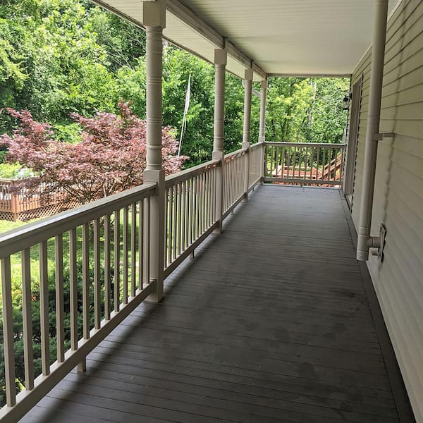 Riviera 3 ft. H x 6 ft. W Khaki Vinyl Railing Kit