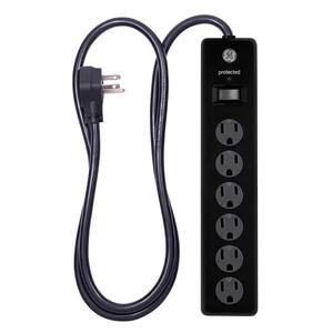6 Outlet Surge Protector with 4 ft. Cord