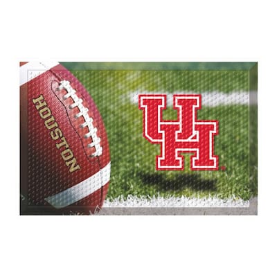 FREE SHIPPING Welcome/Door Mat Rug University of Houston Cougers NEW