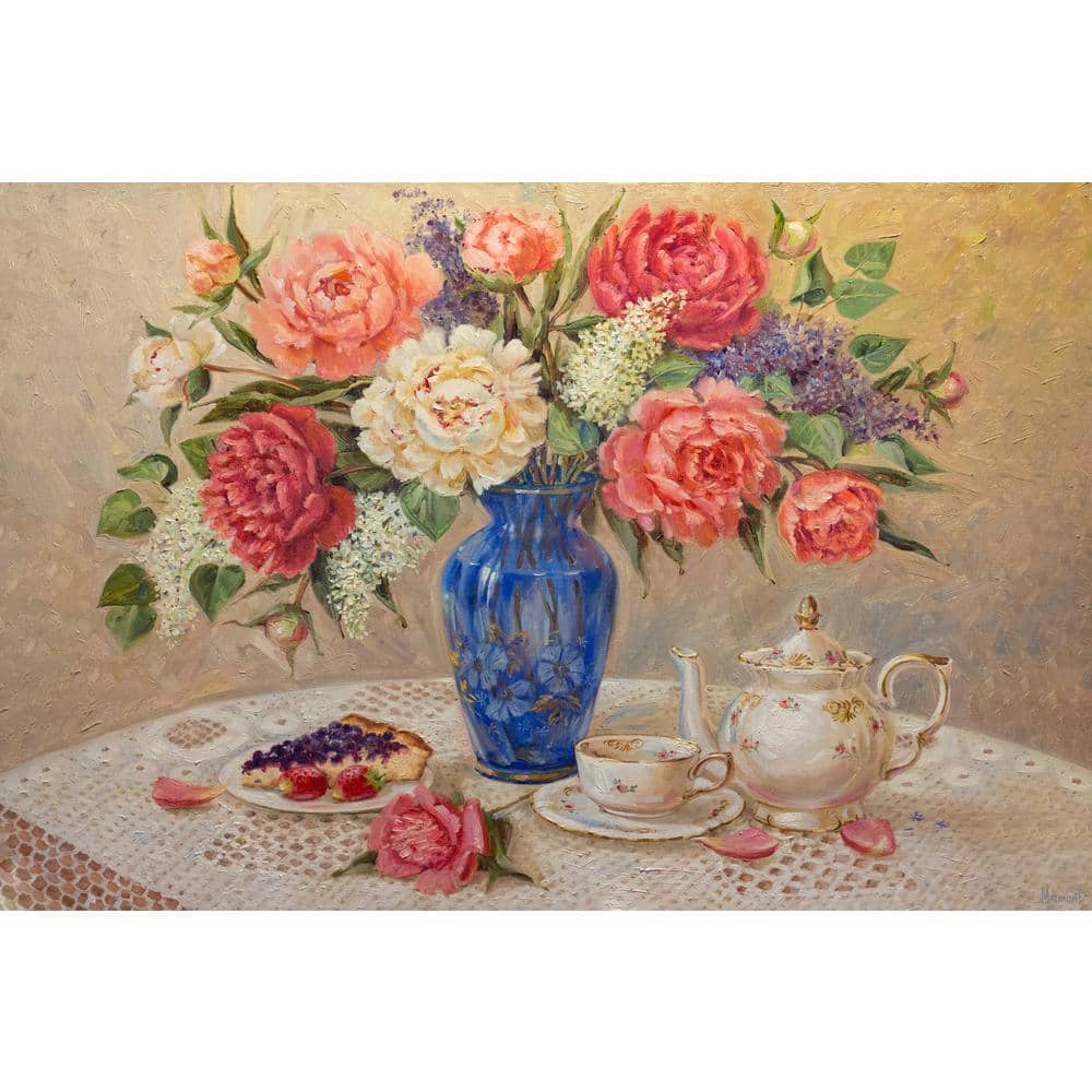 Breakfast Ready by Marmont Hill Unframed Canvas Home Art Print 40 in. x 60 
